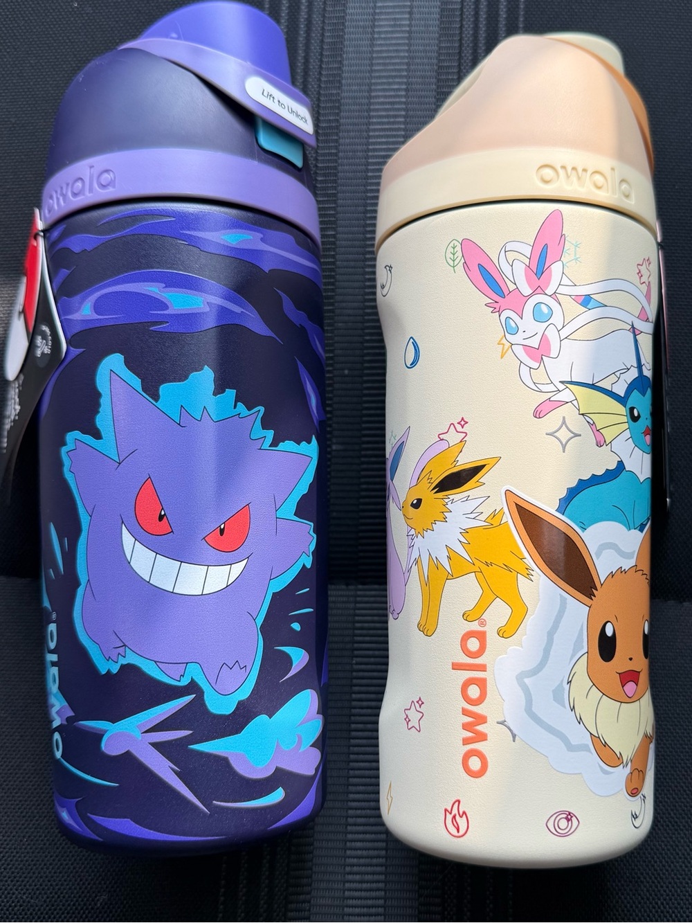 Owala FreeSip Pokémon Insulated Stainless Bottle Straw 16oz Lot 2